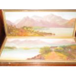 Pair of Victorian oil paintings signed Mary Fergus