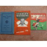 Stanley Matthews soccer manual, rugby football lea