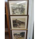 3 Framed prints by M. Chapman