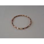 9ct Gold bangle