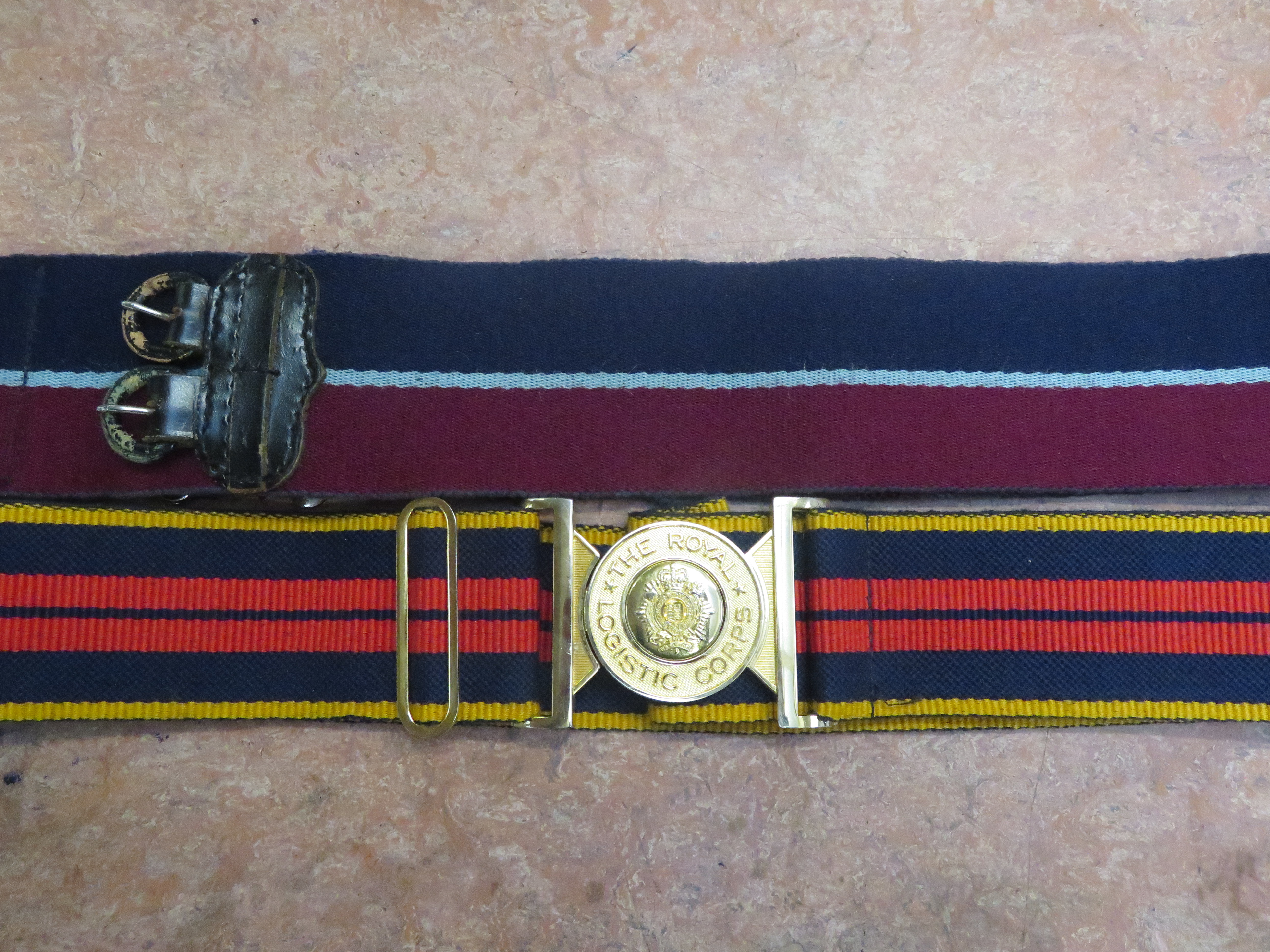 Royal logistics course stable belt together with a