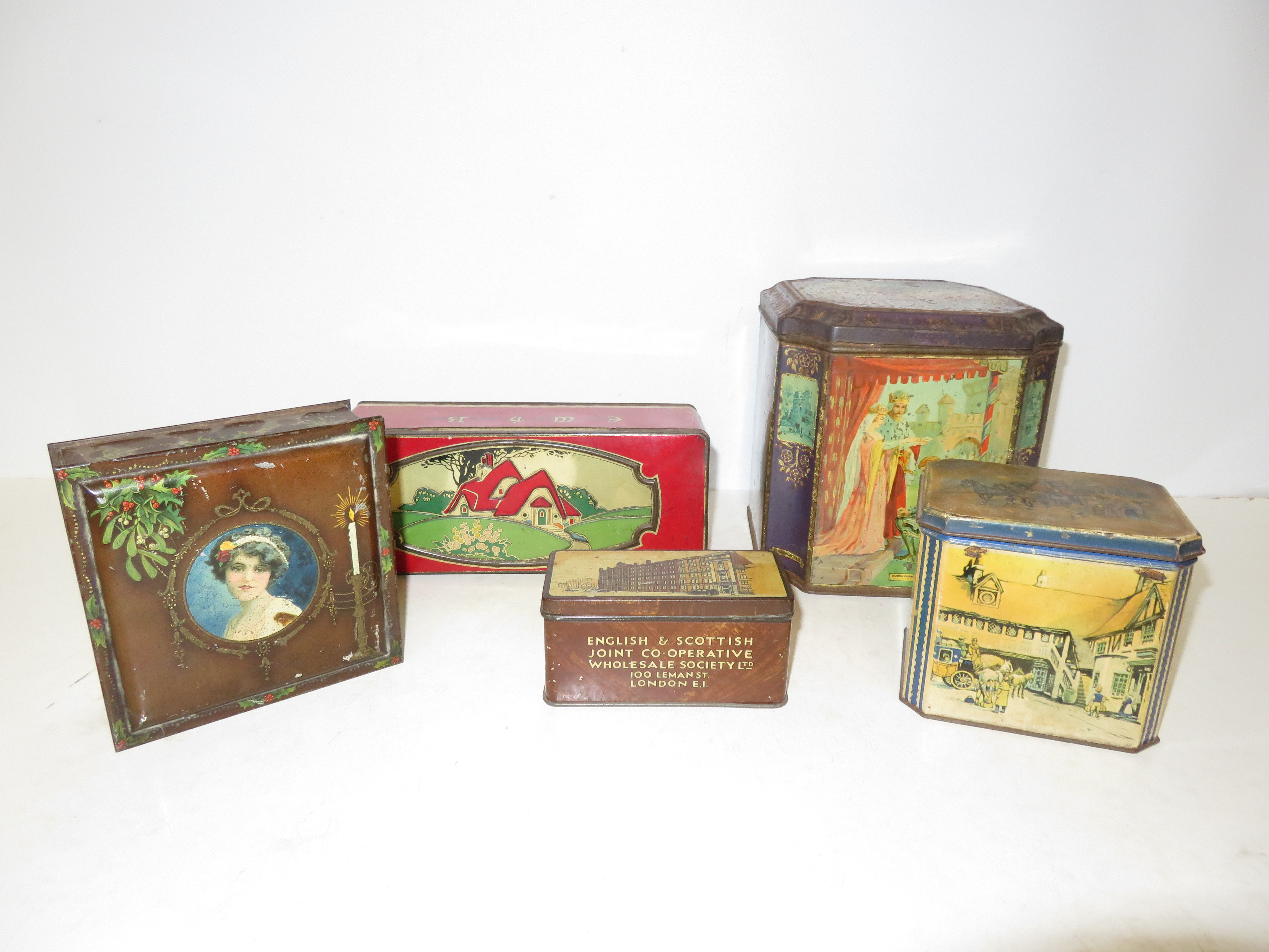 Collection of CWS tins (6 in total)