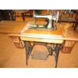 Singer treadle sewing machine