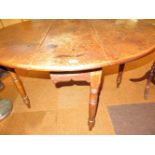 Georgian mahogany drop leaf breakfast table