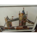 Framed London tower bridge pictures