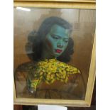 (The Chinese girl) By Tretchikoff framed glazed &