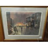 Tom Brown limited edition print street scene with