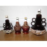 4 west German lamp bases