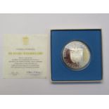 1974 silver Panama 20 Balboas coin, 2000 grains