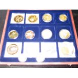 Cased coin collection