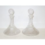 2x ships decanters