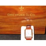 Dreyfuss & co gents wristwatch date app at 3 o clo