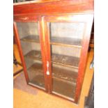 Free standing glazed book case