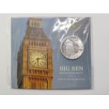 United kingdom fine silver big Ben £100.00 coin, s