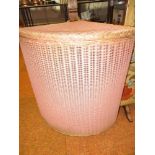 Lloyd loom laundry basket