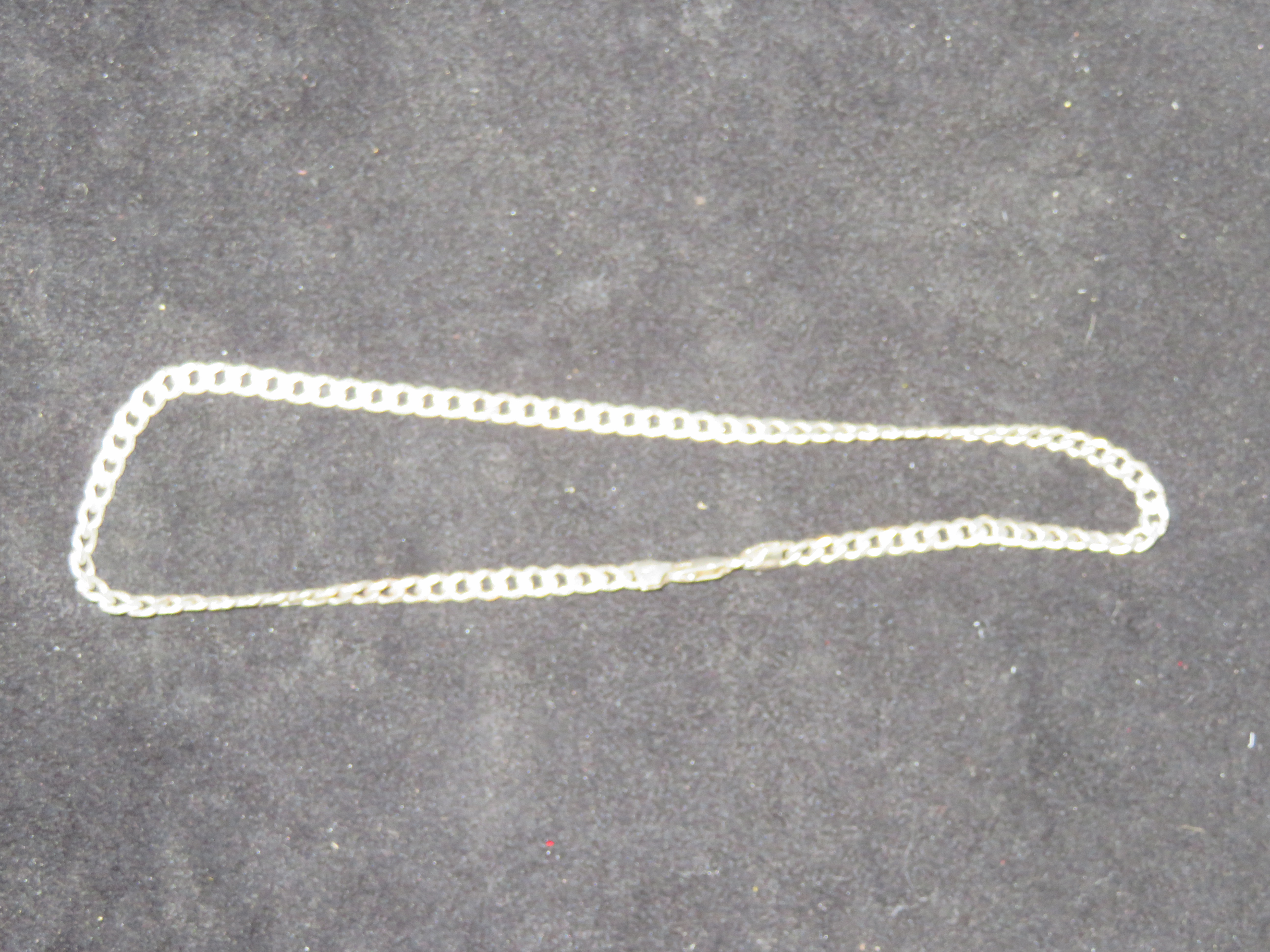 Gents silver neck chain