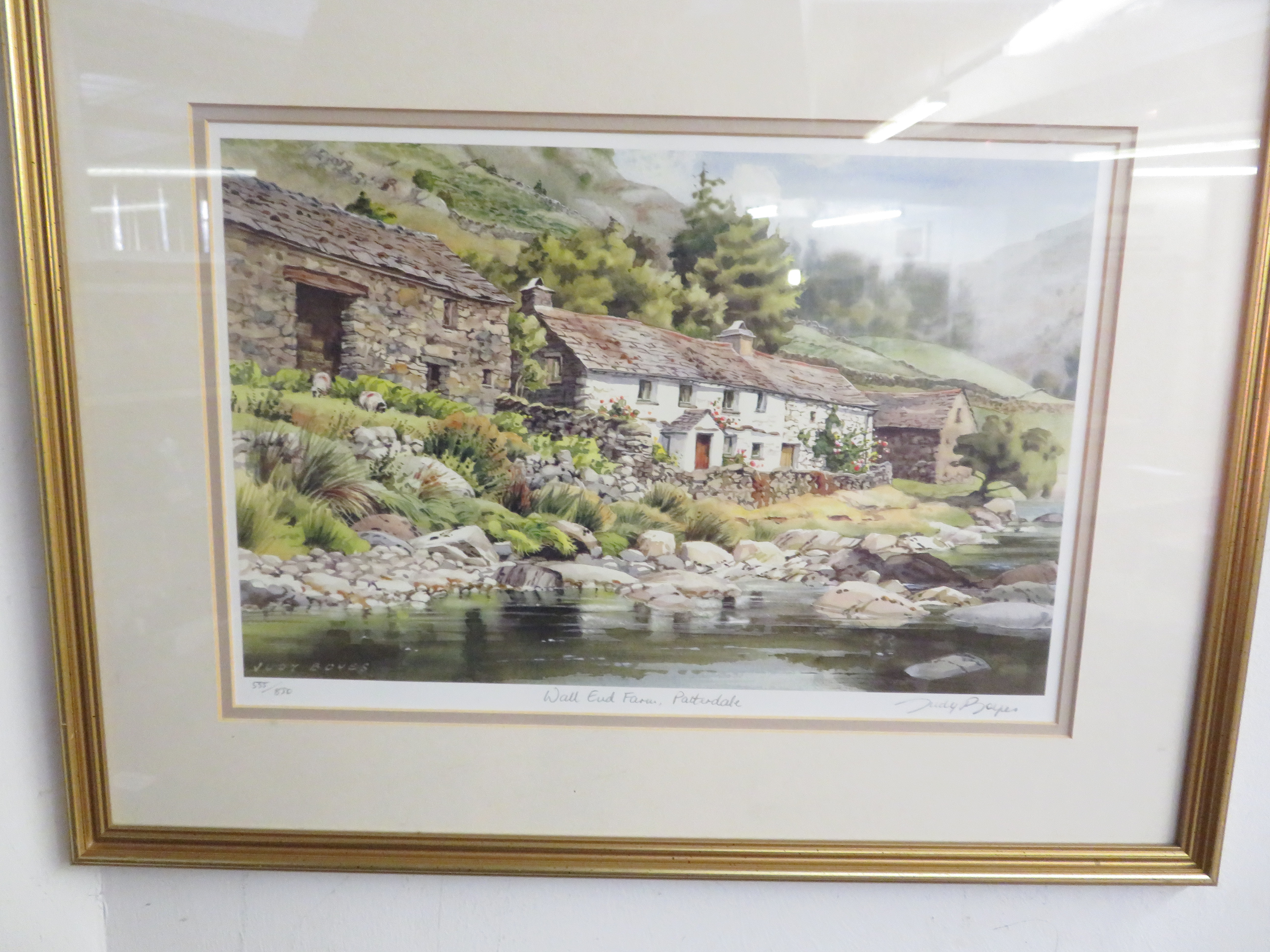 Limited edition signed print by Judy Boyes, Titled