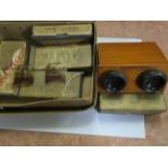 Early slide viewer to include 5 boxes of glass sli