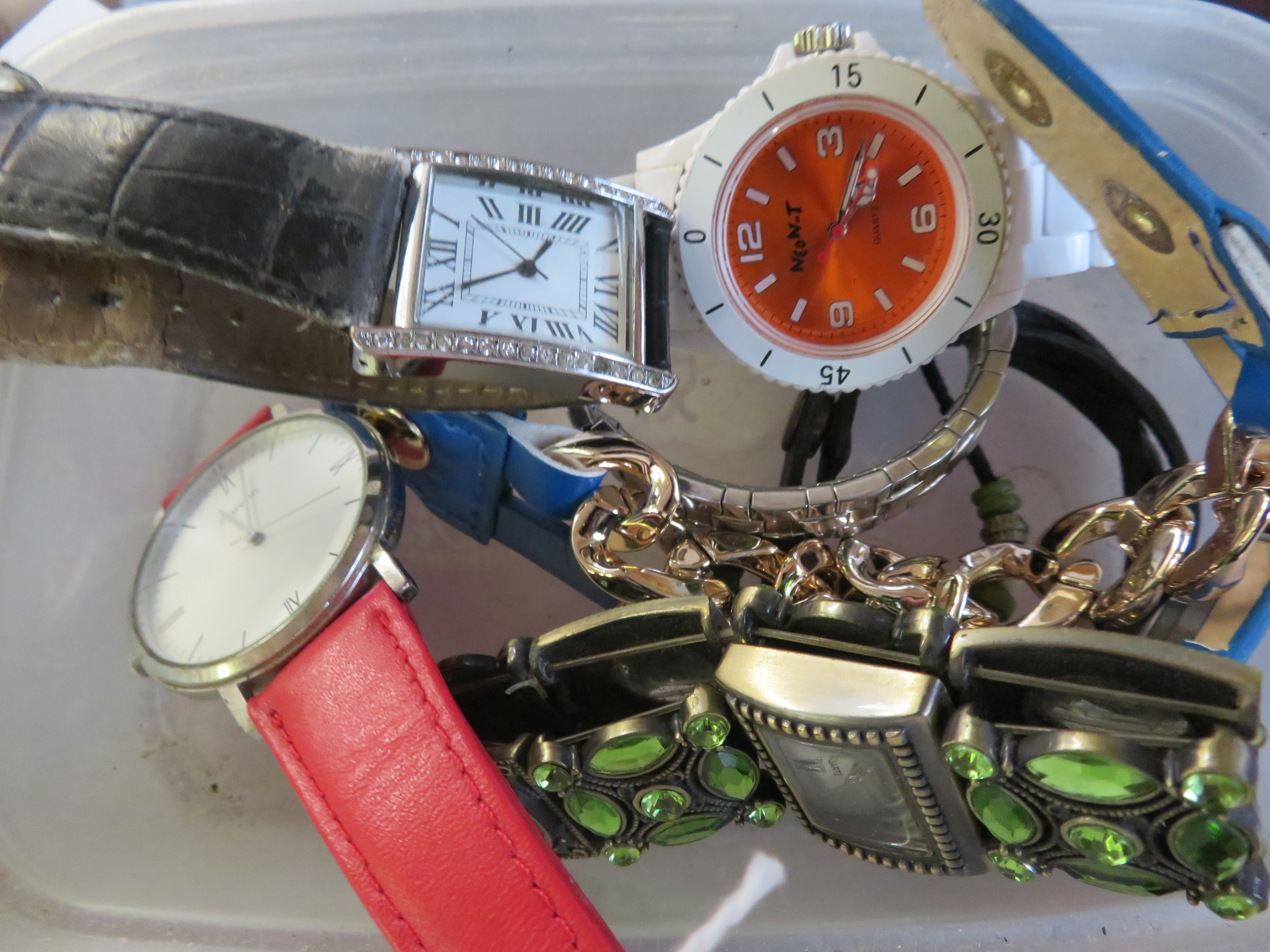 Collection of fashion wristwatches