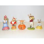 Royal Doulton Bunnykins DB213, DB17, DB132, DB255