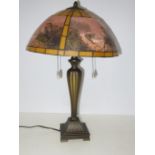 Modern lamp with heavy base