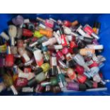 Large box of nail varnishes (many as new)