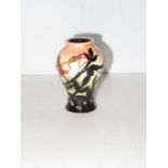 Moorcroft Dawn wren vase limited edition 5/50. Hei