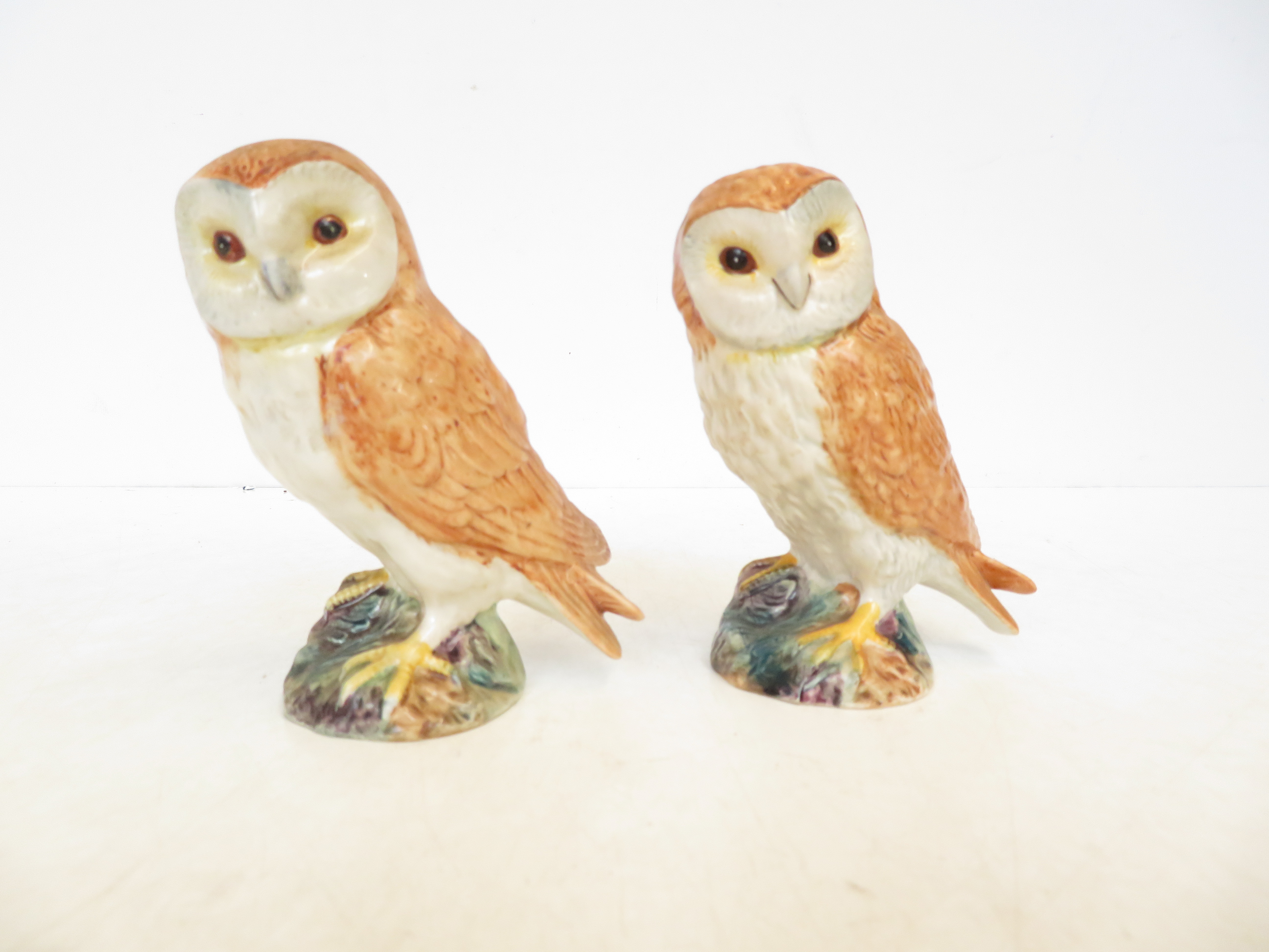 Pair of Beswick owls