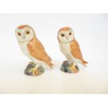 Pair of Beswick owls