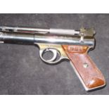 1960's Webley senior .22 pistol together with rela