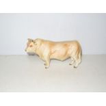 Beswick Charolais bull. Height 12cm