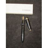 Parker 14ct gold nib fountain pen in original box