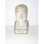 Large phrenology head Height 30 cm