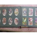 Album of early cigarette cards