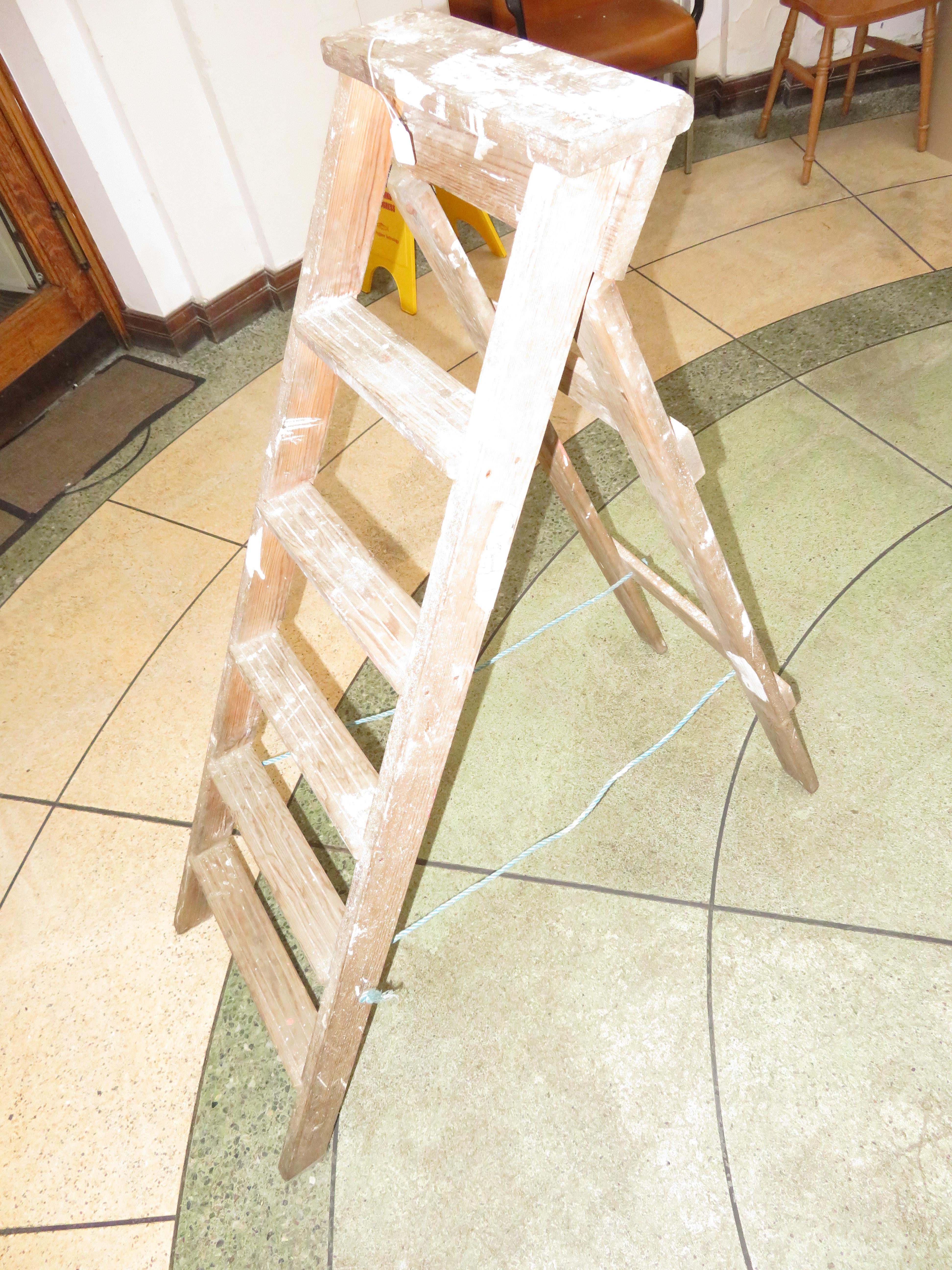 Pair of vintage step ladders