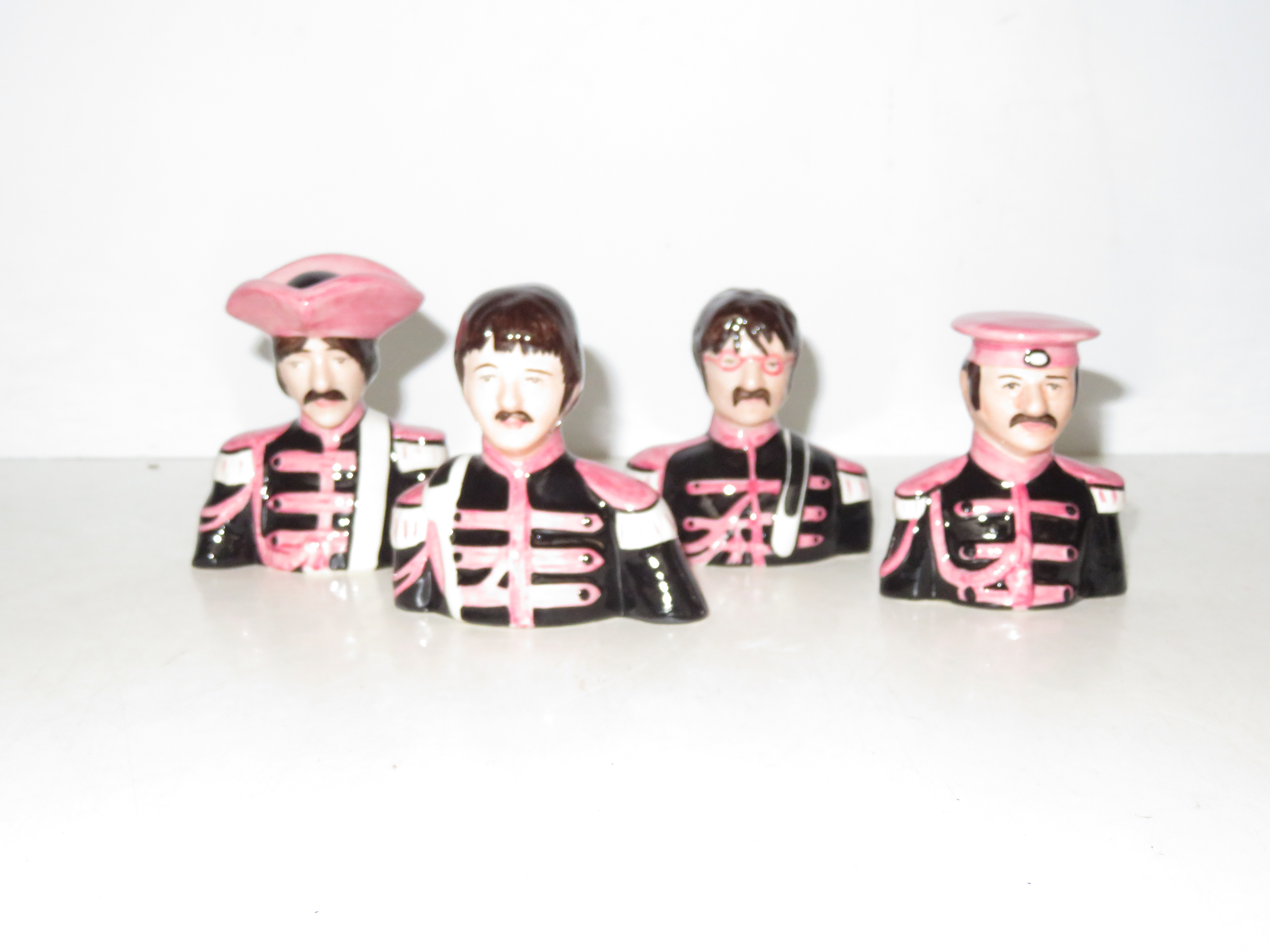 Lorna Bailey set of Beatle busts 1/1 Height 8 cm