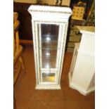 Modern glass display cabinet Height 83 cm