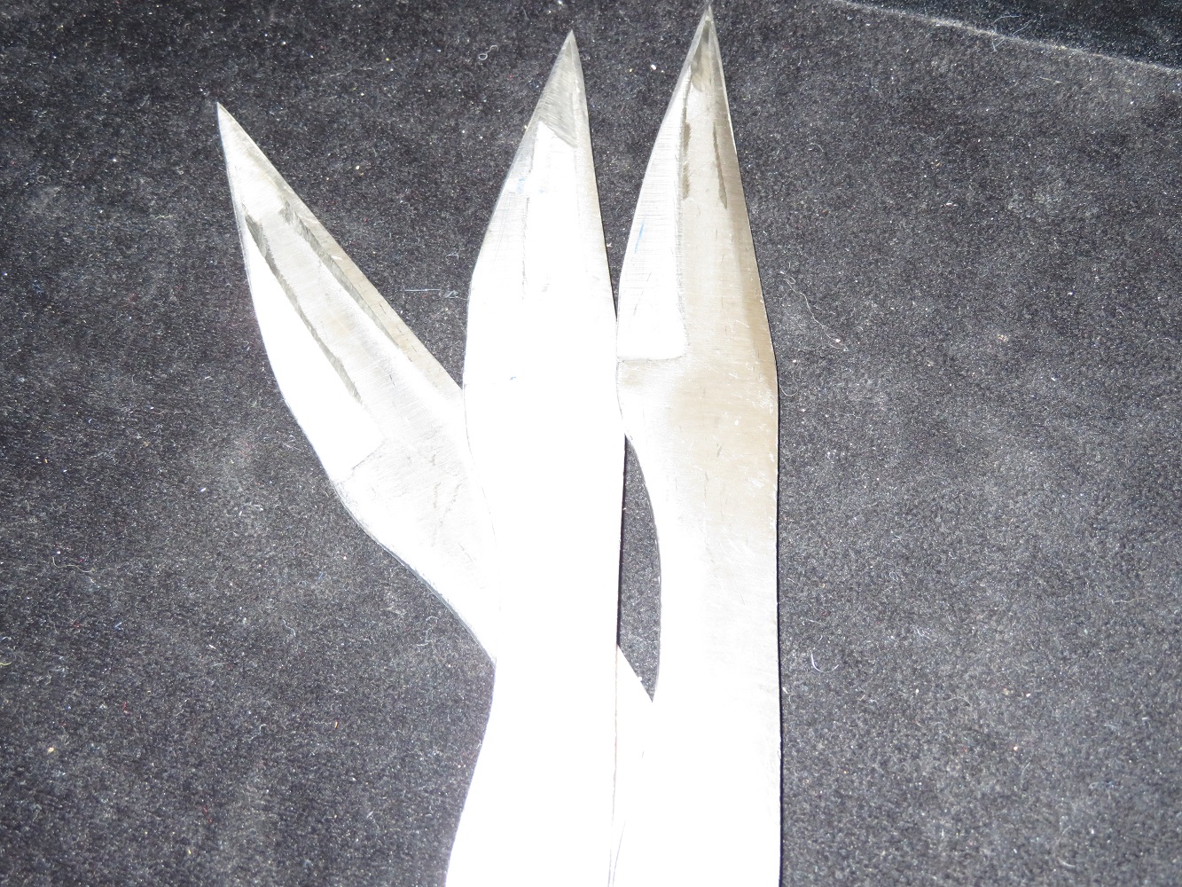 Set of 3 throwing knives