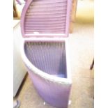 Lloyd loom laundry basket