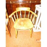 Early 20th century spindle back chair