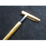 Gold plated Waterman fountain pen with 18ct gold n