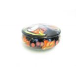 Moorcroft lidded trial pot, knox pattern