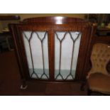 1940's display cabinet on ball & claw feet