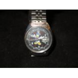 Seiko automatic Donald Duck wristwatch