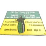 Louis Vuitton cast iron sign