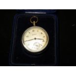 Diogene white metal pocket watch working