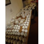 Royal Albert moss rose, large service, 235 pieces,