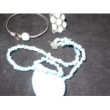 3 Pieces of Navajo blue jewellery