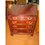 Mahogany writing bureau