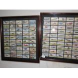2x Double sided cigarette cards (Aircraft)